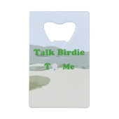 Sprich Birdie mit mir Geldbeutel Flaschenöffner (Vorderseite)