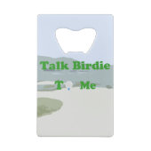 Sprich Birdie mit mir Geldbeutel Flaschenöffner (Rückseite)