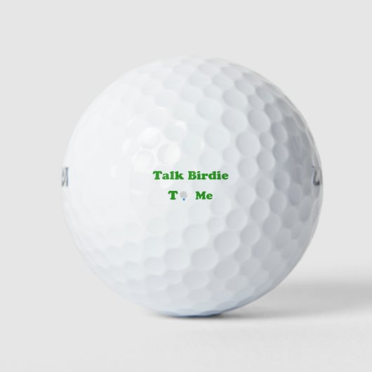 Sprich Birdie mit mir Golfball (Vorderseite)