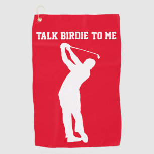 Sprich Birdie mit mir Golfhandtuch