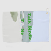 Sprich Birdie mit mir Golfhandtuch (Horizontal)