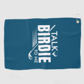 Sprich Birdie mit mir Golfhandtuch (Horizontal)
