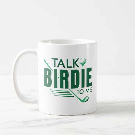 Sprich Birdie mit mir Kaffeetasse (Links)