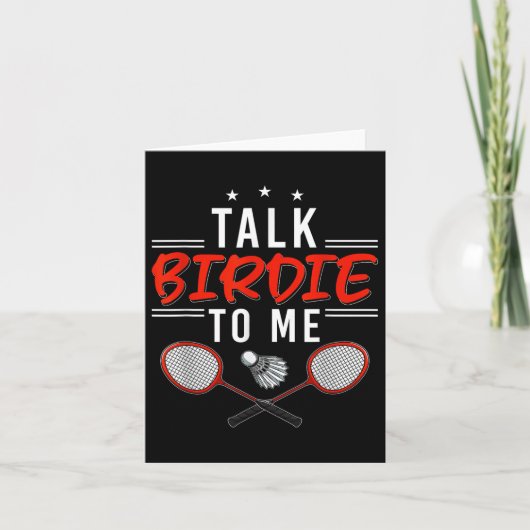 Sprich Birdie mit mir Karte (Vorderseite)