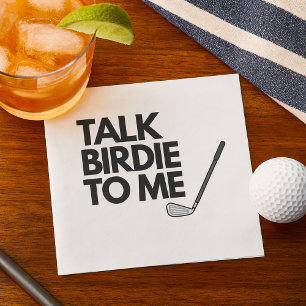 Sprich Birdie To Me Golf Sprichwort Napkins Serviette