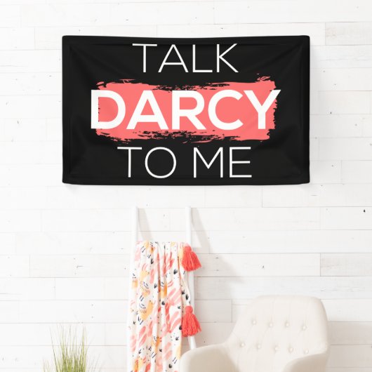Sprich Darcy mit mir Banner (Insitu)
