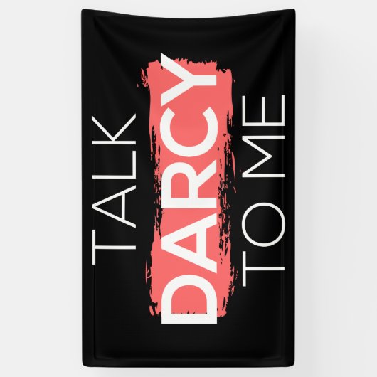 Sprich Darcy mit mir Banner (Vertikal)