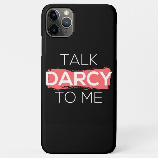 Sprich Darcy mit mir Case-Mate iPhone Hülle (Rückseite)