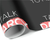 Sprich Darcy mit mir Geschenkpapier (Rolleneckpunkt)