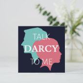 Sprich Darcy mit mir IV Einladung (Stehend Vorderseite)