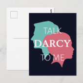 Sprich Darcy mit mir IV Postkarte (Vorne/Hinten)