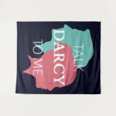 Sprich Darcy mit mir IV Wandteppich (Vorderseite (Horizontal))