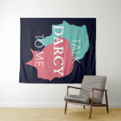 Sprich Darcy mit mir IV Wandteppich (Beispiel (Horizontal))