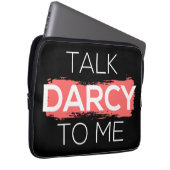 Sprich Darcy mit mir Laptopschutzhülle (Vorne Rechts)