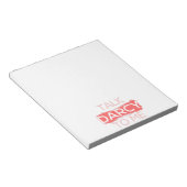 Sprich Darcy mit mir Notizblock (angewinkelt)