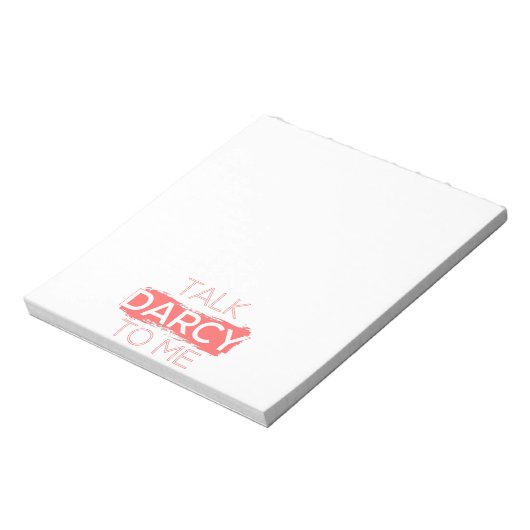 Sprich Darcy mit mir Notizblock (Rotiert)