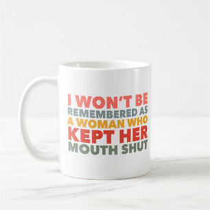 Sprich deine wahre Aussage  Kaffeetasse