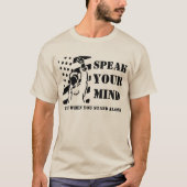 Sprich deinen Geist T - Shirt (Vorderseite)