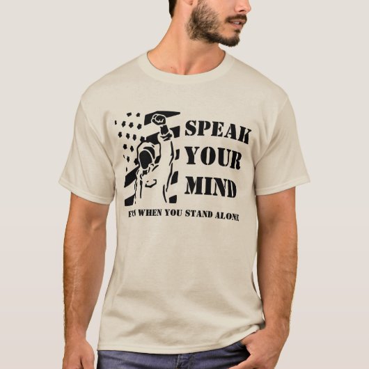 Sprich deinen Geist T - Shirt (Vorderseite)