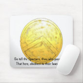 Sprich den Spartanern, du, der... Mousepad (Mit Mouse)