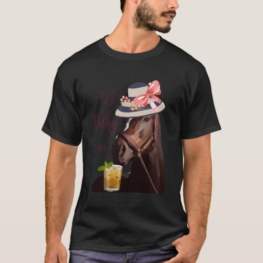 Sprich Derby mit Me-Mint Juleps-Derby Pferderennen T-Shirt (Vorderseite)