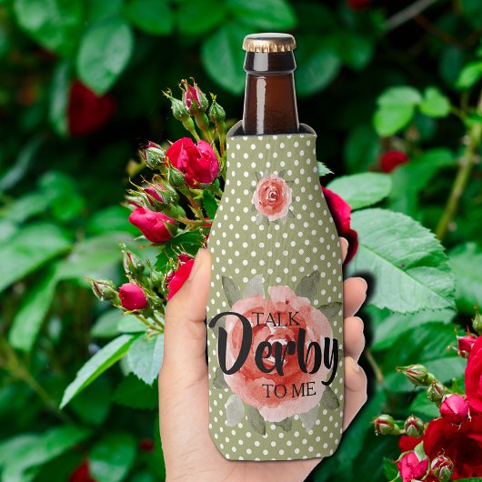 Sprich Derby mit mir Floral Flaschenkühler