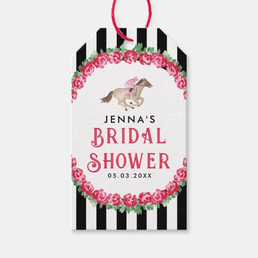 Sprich Derby mit mir | Race Derby Brautparty Geschenkanhänger (Vorderseite)