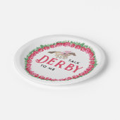 Sprich Derby mit mir | Race Derby Brautparty Pappteller (Schrägansicht)