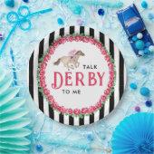 Sprich Derby mit mir | Race Derby Brautparty Pappteller (Party)
