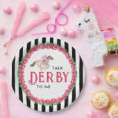 Sprich Derby mit mir | Race Derby Brautparty Pappteller (Party)