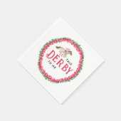 Sprich Derby mit mir | Race Derby Brautparty Serviette (Ecke)