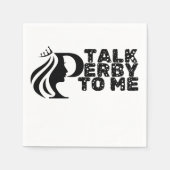 Sprich Derby mit mir Serviette (Vorderseite)