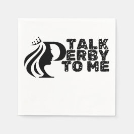 Sprich Derby mit mir Serviette