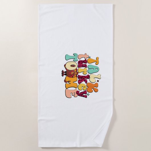 Sprich die Türkei mit mir Leg Day Funny Erntedank Strandtuch (Vorderseite)