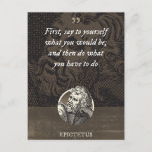 Sprich dir zuerst, was du sein würdest, und dann