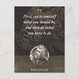 Sprich dir zuerst, was du sein würdest, und dann postkarte