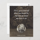 Sprich dir zuerst, was du sein würdest, und dann postkarte (Vorne/Hinten)