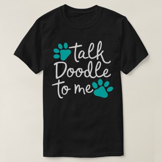 Sprich Doodle mit mir Goldendle Labradle GIft T-Shirt (Design vorne)