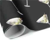 Sprich dreißig mit mir Dirty Martini 30. Geburtsta Geschenkpapier (Rolleneckpunkt)