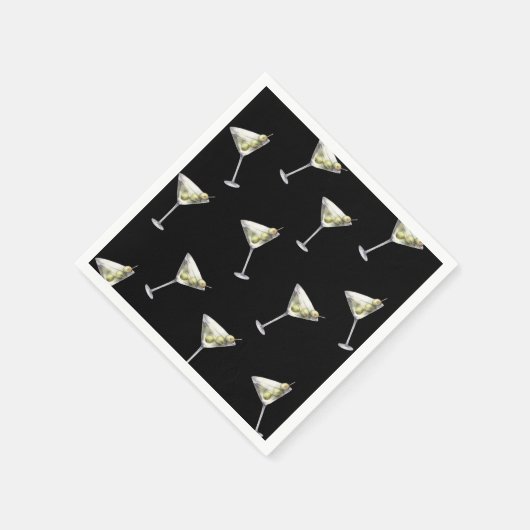 Sprich dreißig mit mir Dirty Martini 30. Geburtsta Serviette (Ecke)