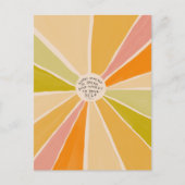 Sprich freundliche Worte - Inspirationsintegrünnig Postkarte (Vorderseite)