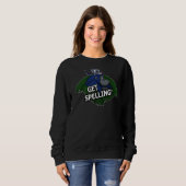 Sprich! Gorilla und Katze Sweatshirt (Vorne ganz)