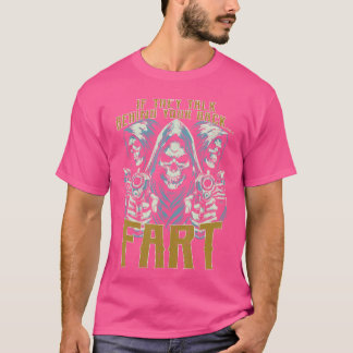 Sprich hinter deinem Rücken Furz-Skelett Lustiger T-Shirt