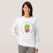 Sprich Jesus Sukkulenten T-Shirt (Vorne ganz)