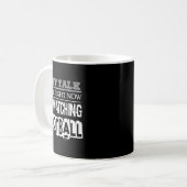 Sprich jetzt nicht mit mir, ich schaue gerade Fußb Kaffeetasse (Vorderseite Links)