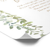 Sprich kein Baby während der Ballon Babydusche Poster (Ecke)