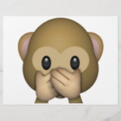 Sprich kein böser Affe - Emoji Flyer (Vorne)