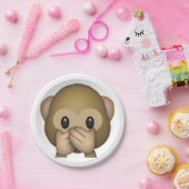 Sprich kein böser Affe - Emoji Pappteller (Party)