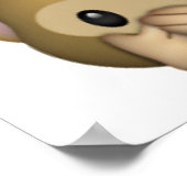Sprich kein böser Affe - Emoji Poster (Ecke)