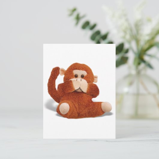 Sprich kein Übel Postkarte (Stehend Vorderseite)